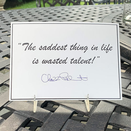 Authentic Signed Card